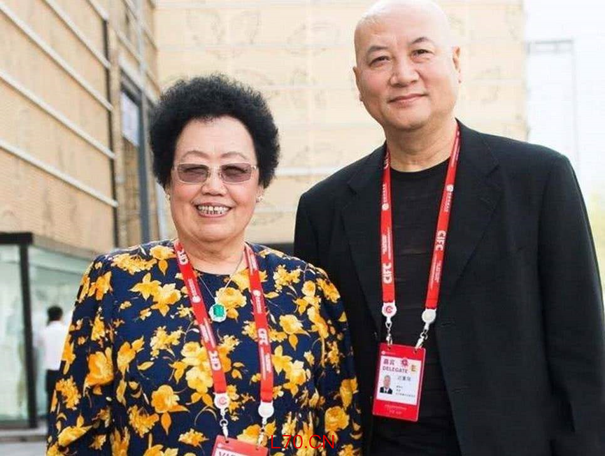 ▲陈丽华和丈夫迟重瑞合照 