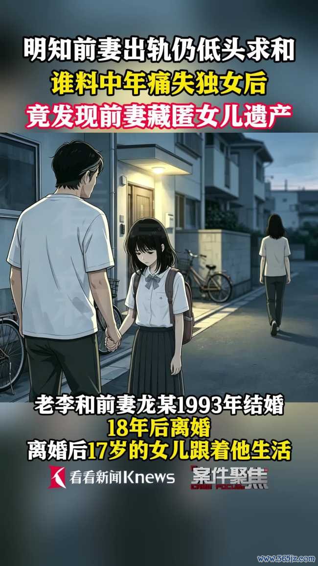 前妻出轨又藏亡女遗产 男子追诉遗产