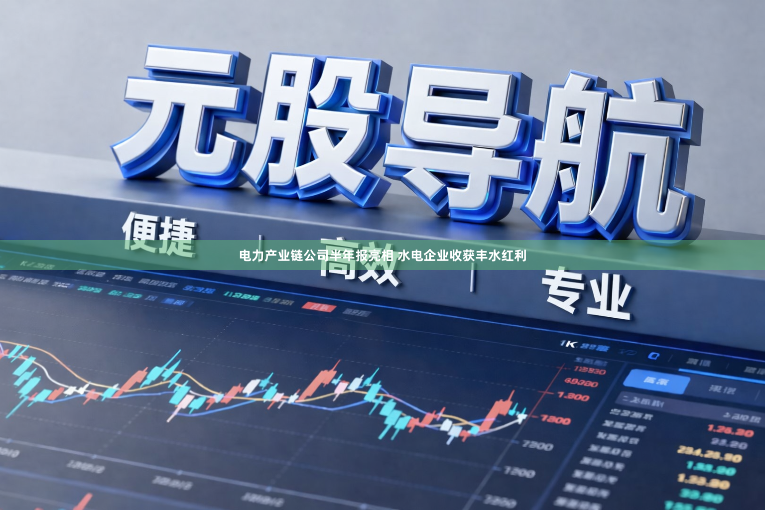 电力产业链公司半年报亮相 水电企业收获丰水红利