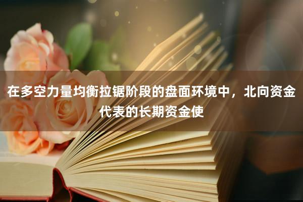 在多空力量均衡拉锯阶段的盘面环境中，北向资金代表的长期资金使